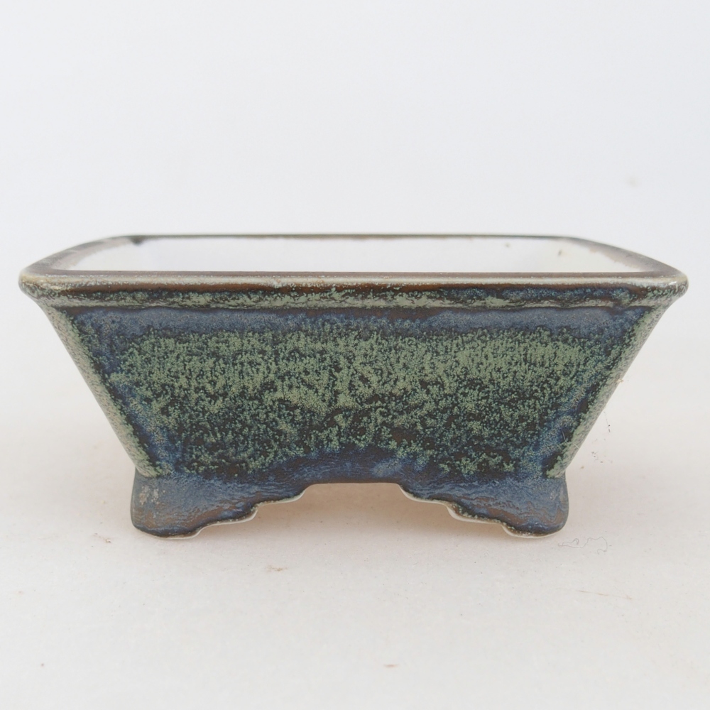 Mini bonsai bowl 8,5 x 7,5 x 4 cm, green