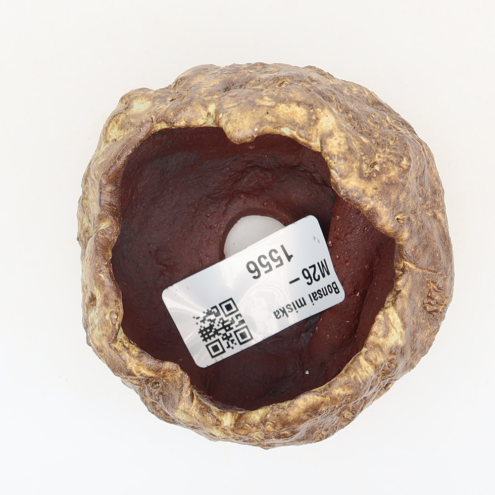 Ceramic Eggshell, 5.5 x 5 x 6 cm, brown