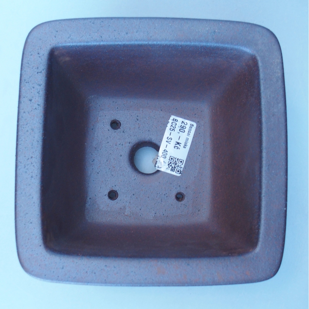 Bowl 15,5 x 15,5 x 9 cm brown