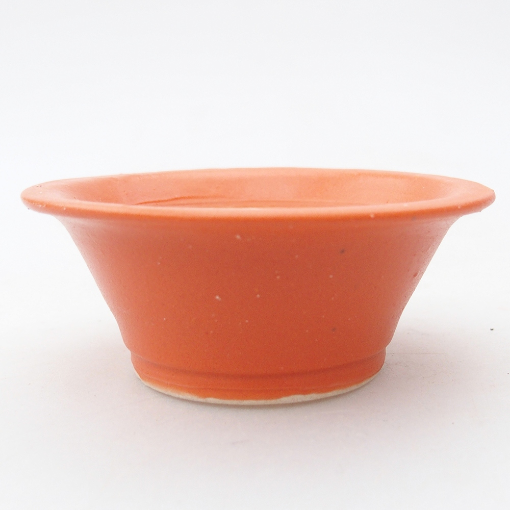 Mini bonsai bowl 7,5 x 7,5 x 3 cm, orange