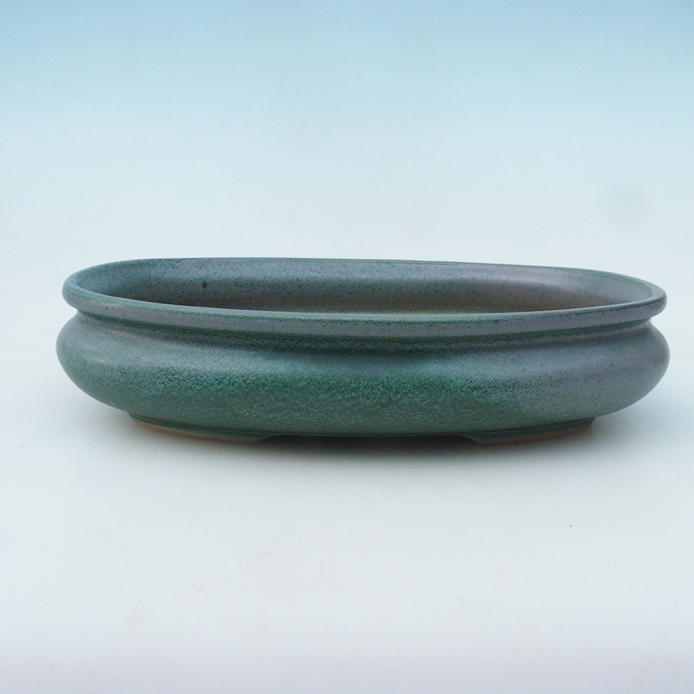 Bonsai bowl + saucer H01 - 12x9x5 cm