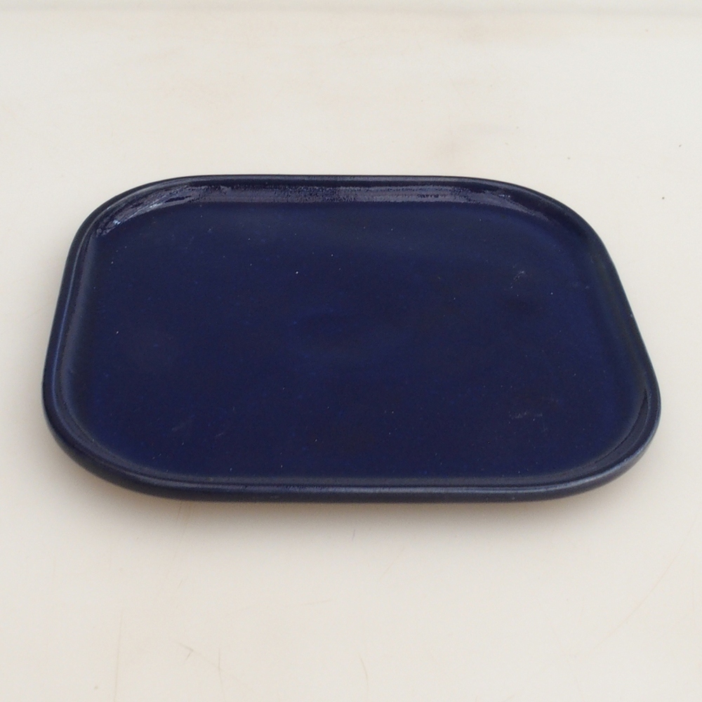 Ceramic bowl H36 - 17.5 x 15 x 1 cm - blue