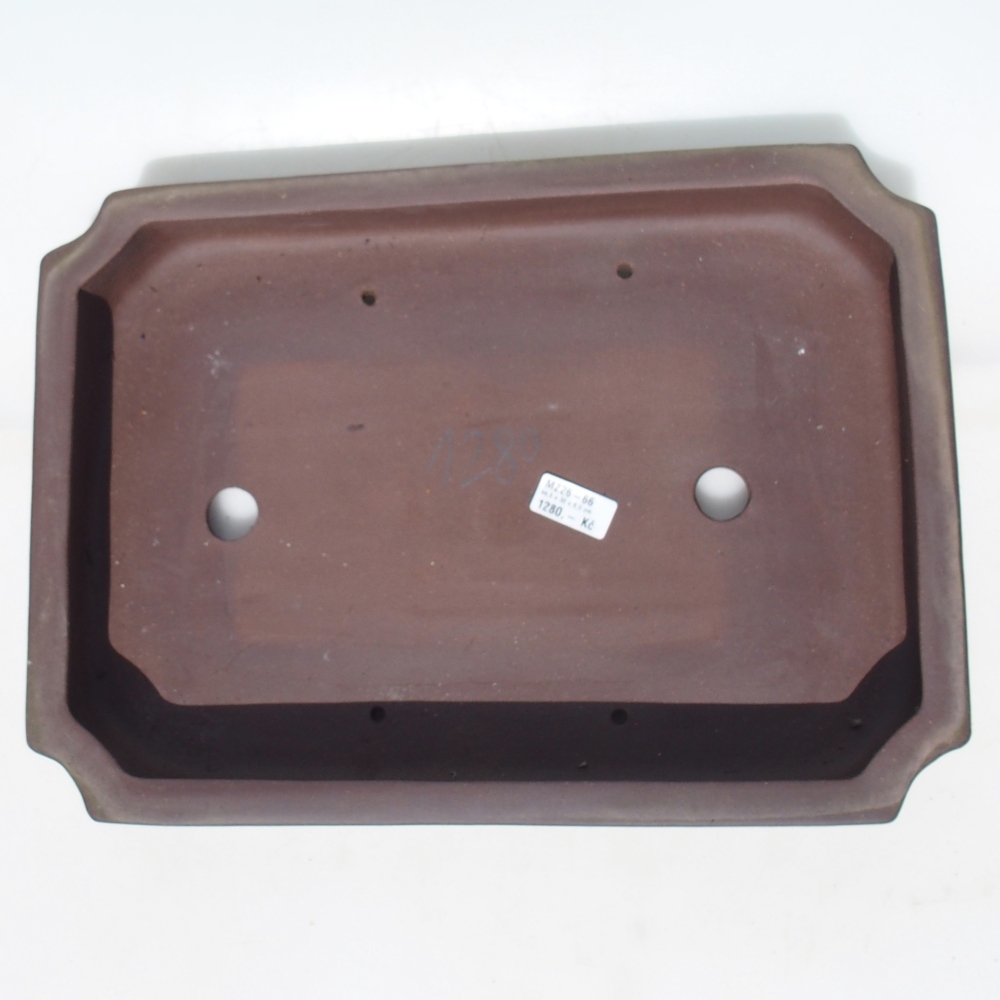 Bonsai bowl 44,5 x 32 x 6,5 cm - brown