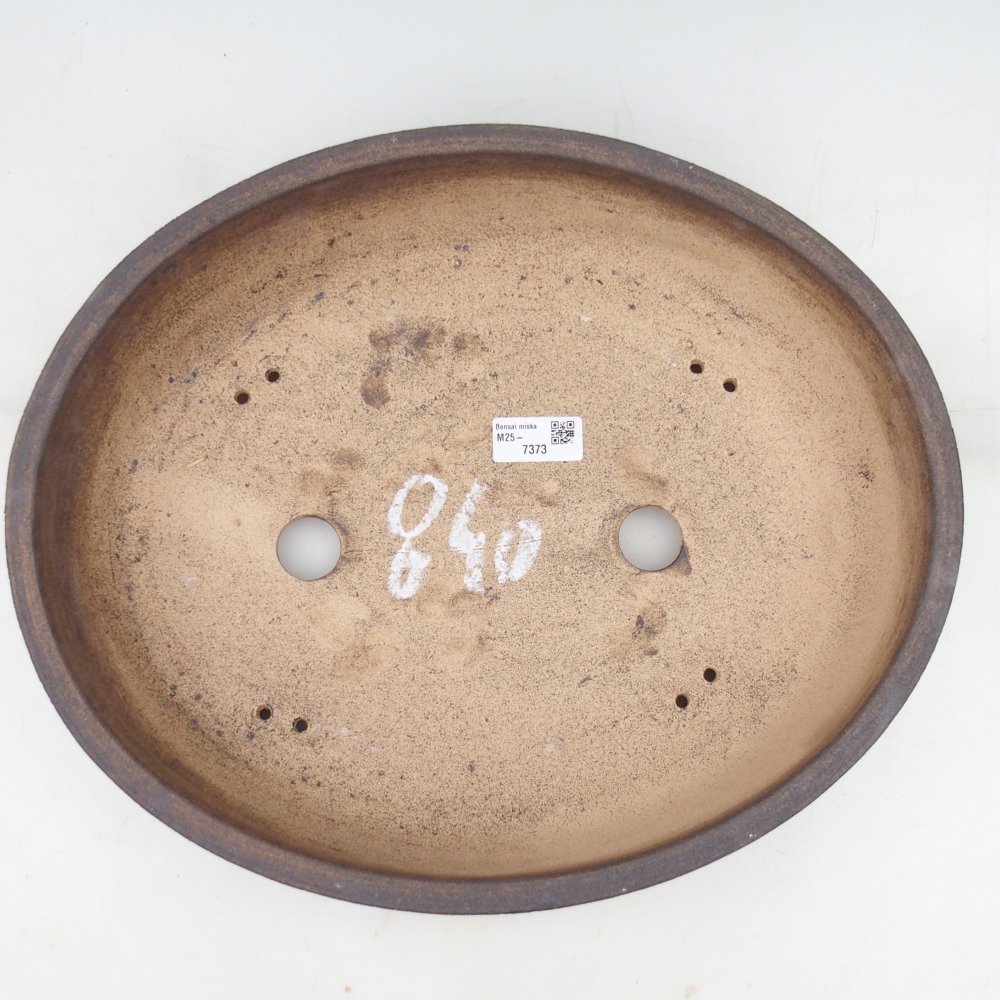Bonsai bowl 38,5 x 32 x 8,5 cm , colour brown