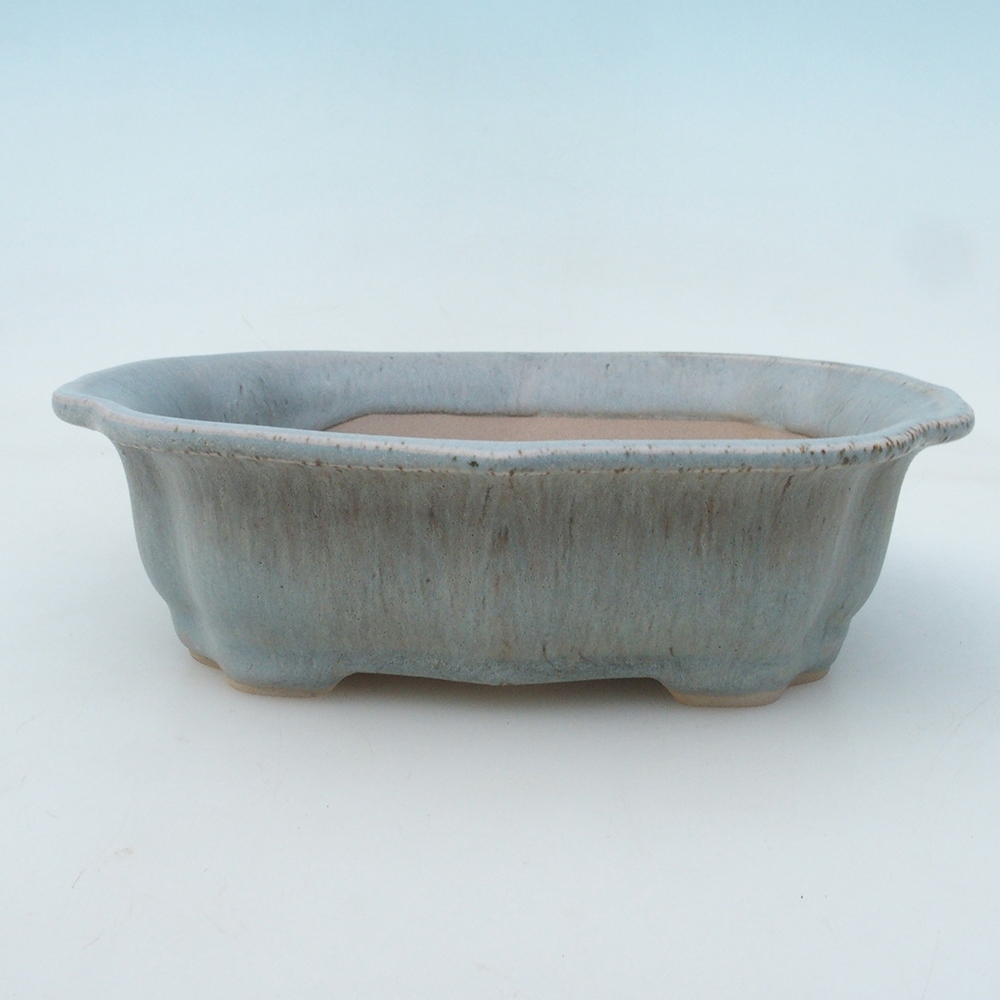 Bonsai bowl + saucer H01 - 12x9x5 cm