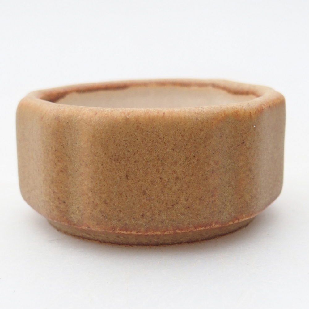 Mini bonsai bowl 4,5 x 4,5 x 2,5 cm, brown