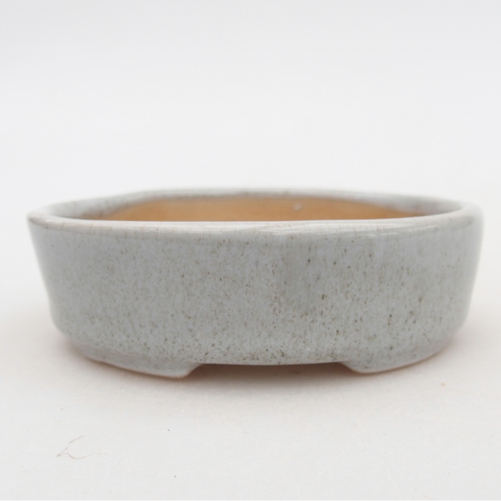 Ceramic bonsai bowl 9,5 x 8 x 3 cm, grey