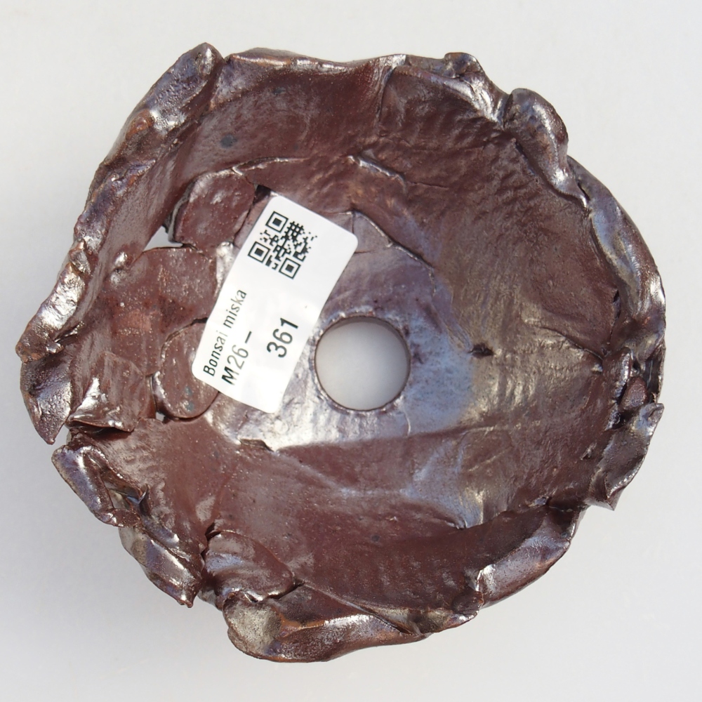 Ceramic Shell 10 x 10,5 x 5,5 cm , colour brown