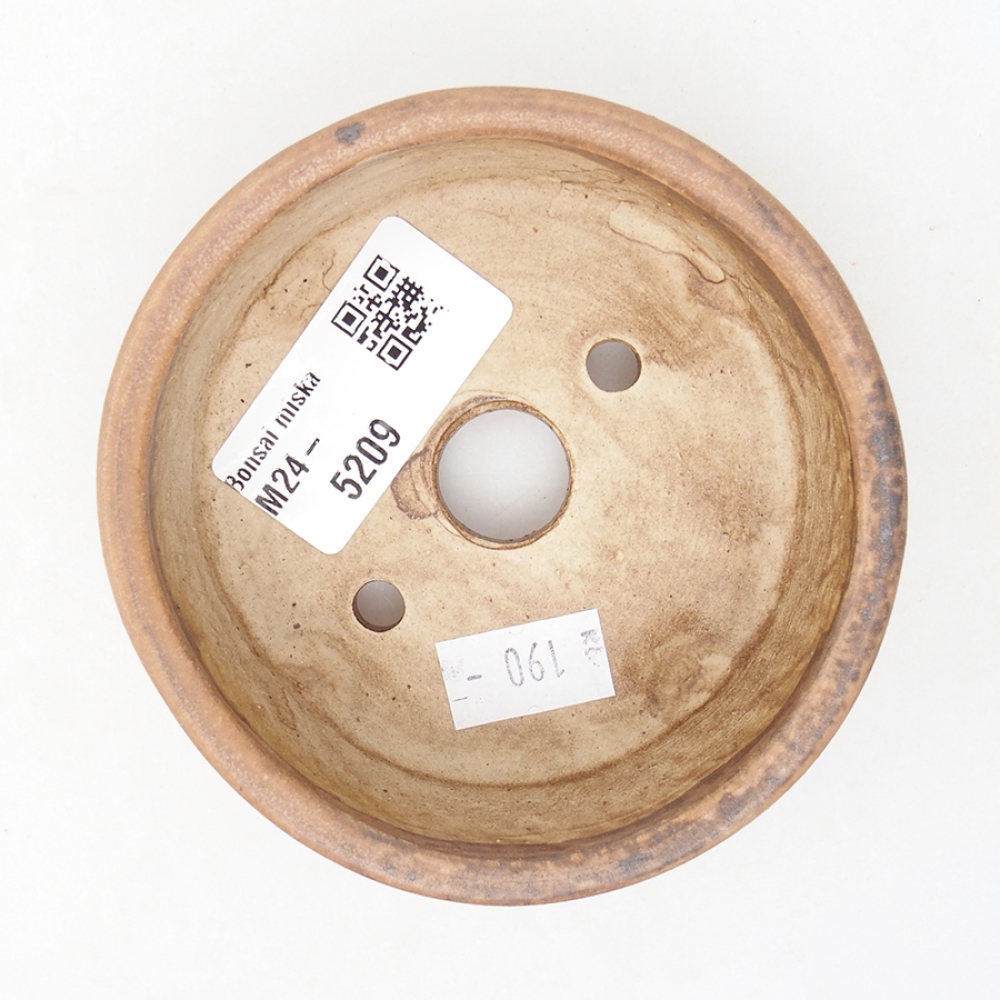 Ceramic bonsai bowl 9 x 9 x 3,5 cm, color pink