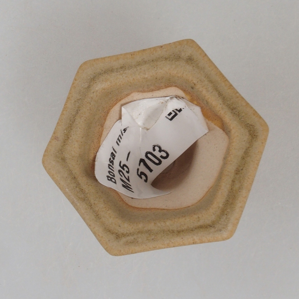 Mini bonsai bowl 4 x 3,5 x 3 cm, color brown