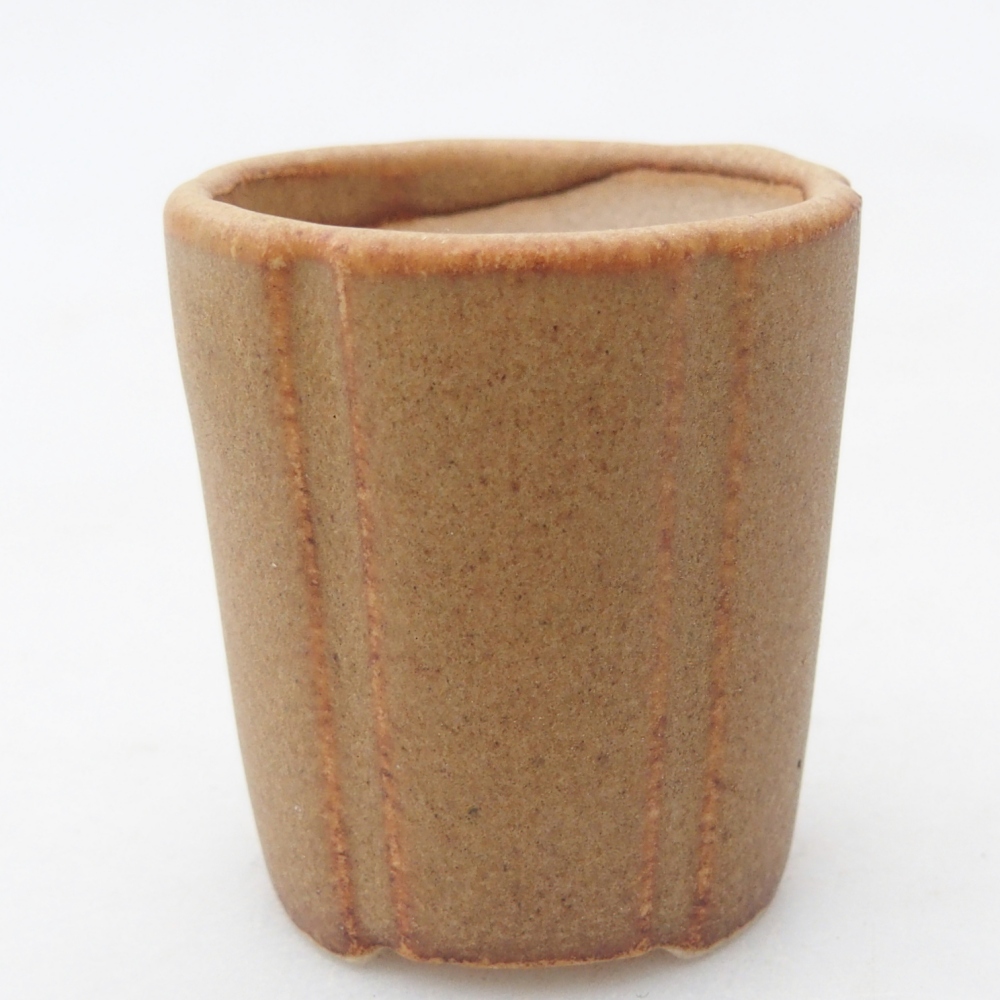 Mini bonsai bowl 4 x 4 x 4,5 cm, brown