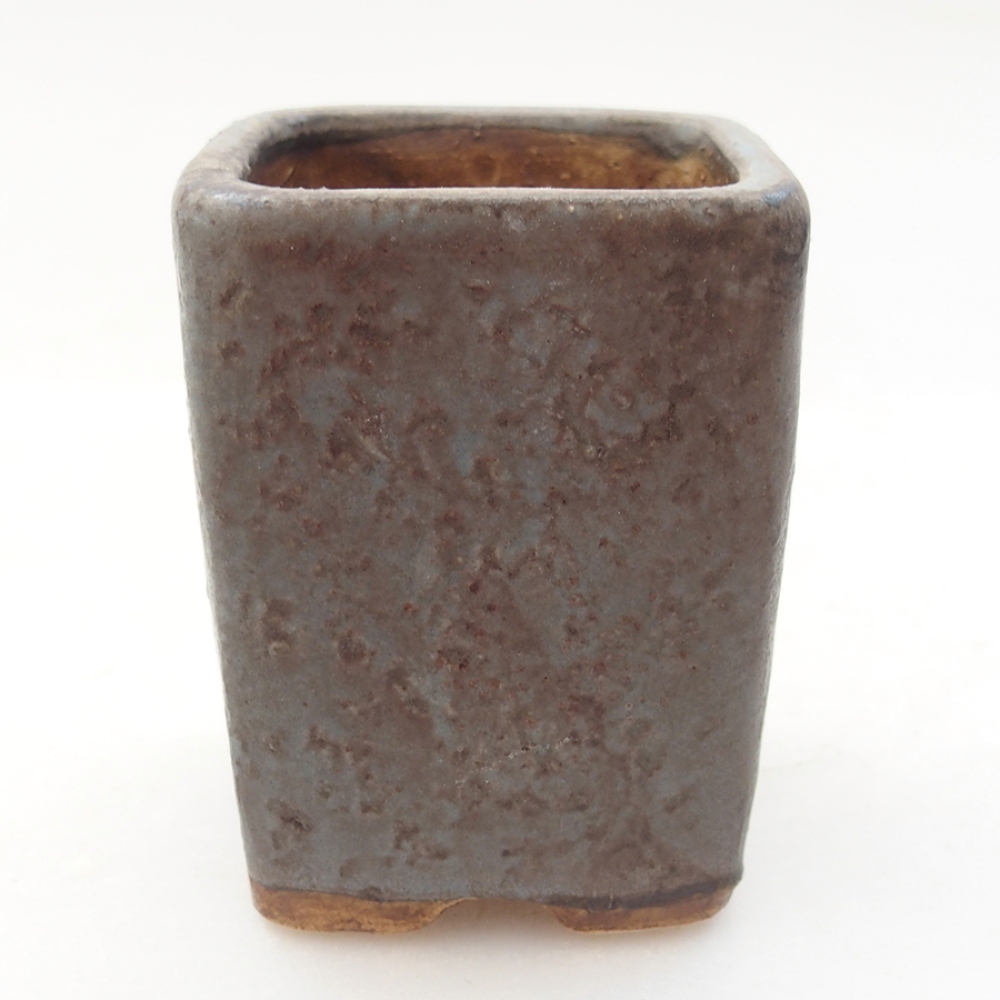 Ceramic bonsai bowl 5 x 5 x 6,5 cm, color blue