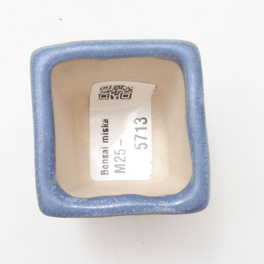 Mini bonsai bowl 4 x 4 x 4,5 cm, color blue