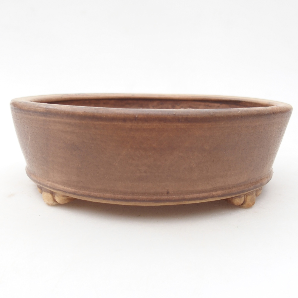 Ceramic bonsai bowl 15,5 x 15,5 x 5 cm, pink