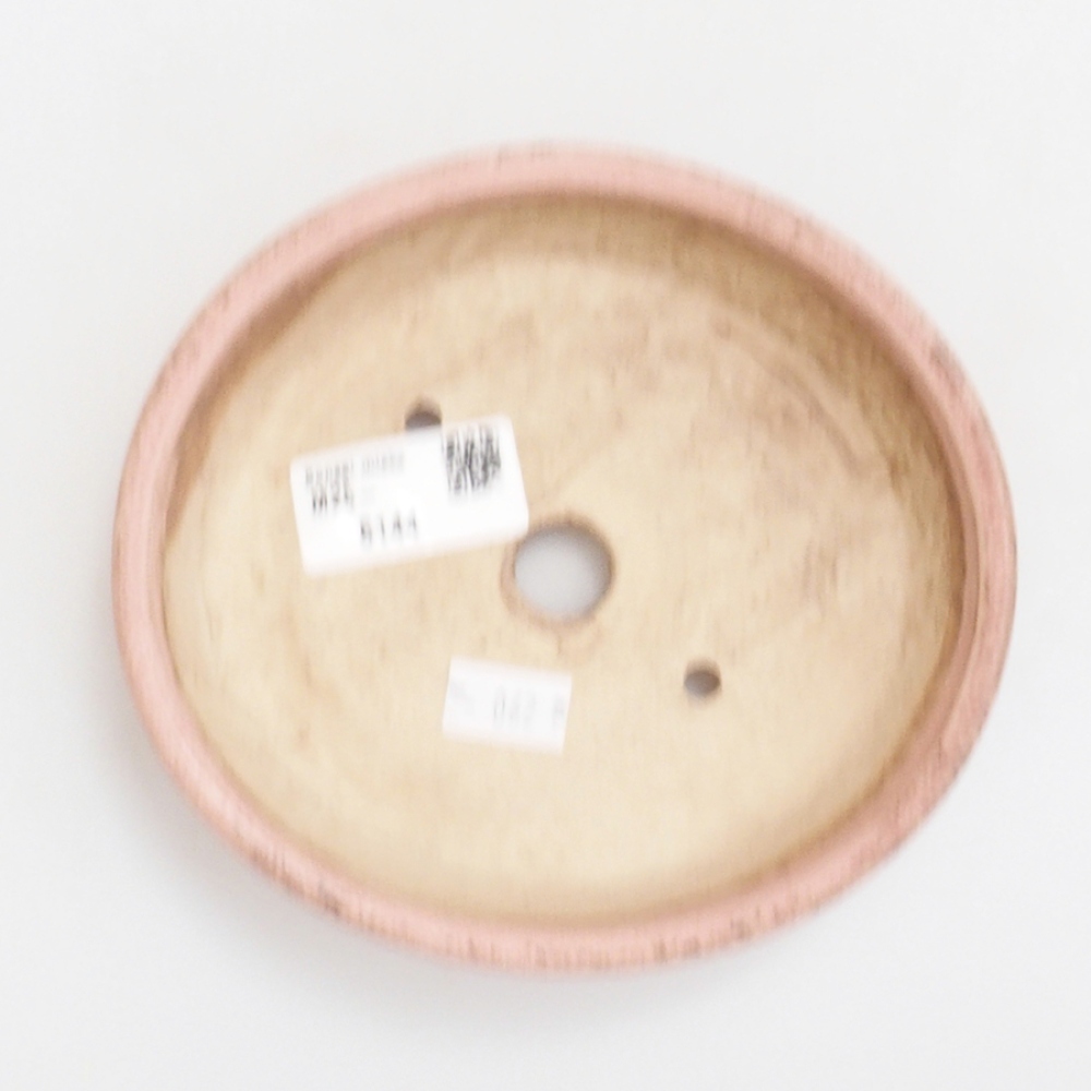 Ceramic bonsai bowl 15 x 13,5 x 3,5 cm, color pink
