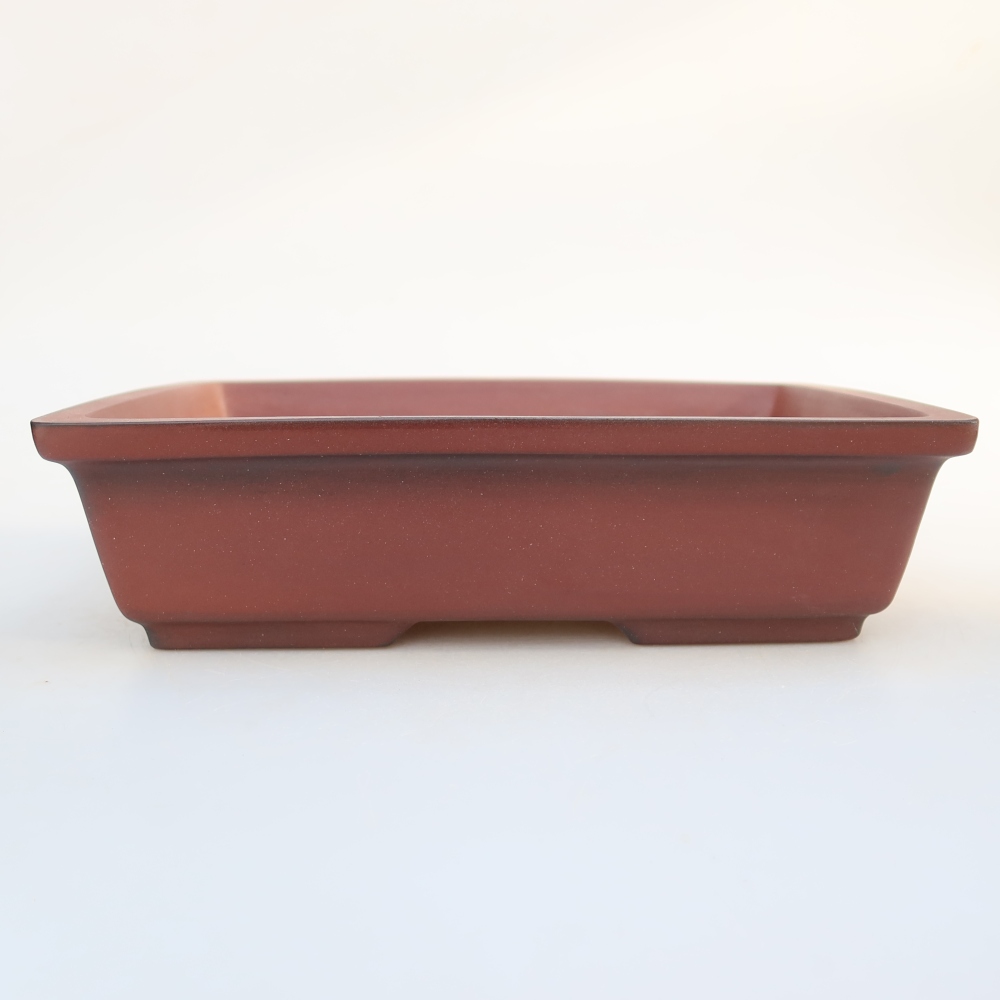 Ceramic Bowl  25.5 x 19 x 7 cm, brick red