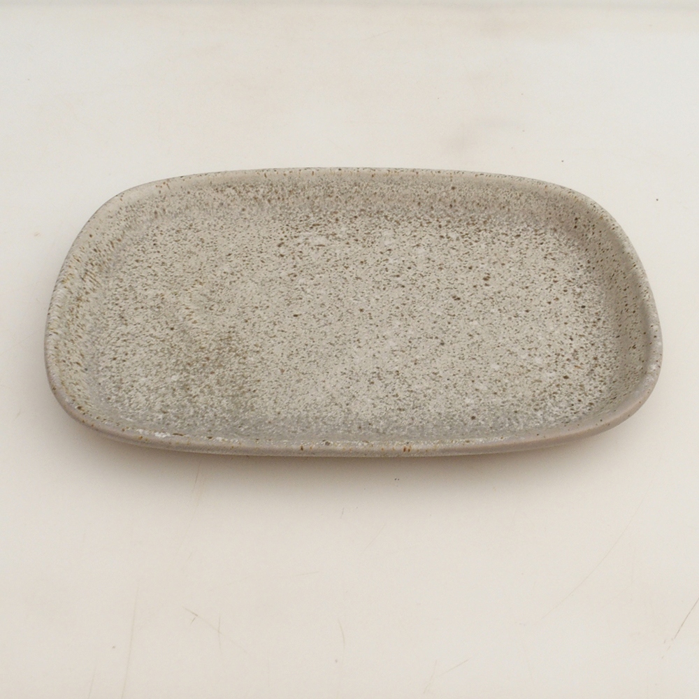 Ceramic bowl H06 - 20.5 x 14.5 x 1.5 cm - beige
