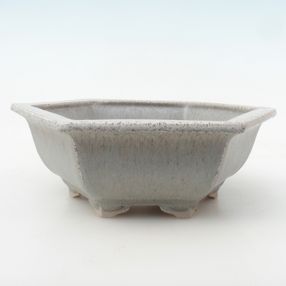 Bonsai bowl H05 - 19 x 21.5 x 7 cm. - beige