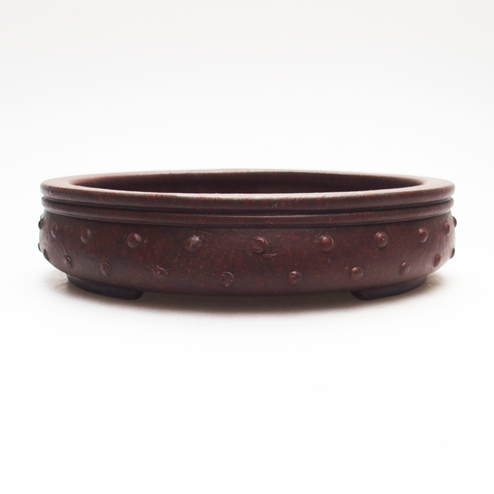 Bowl 18 x 18 x 4 cm brown-red