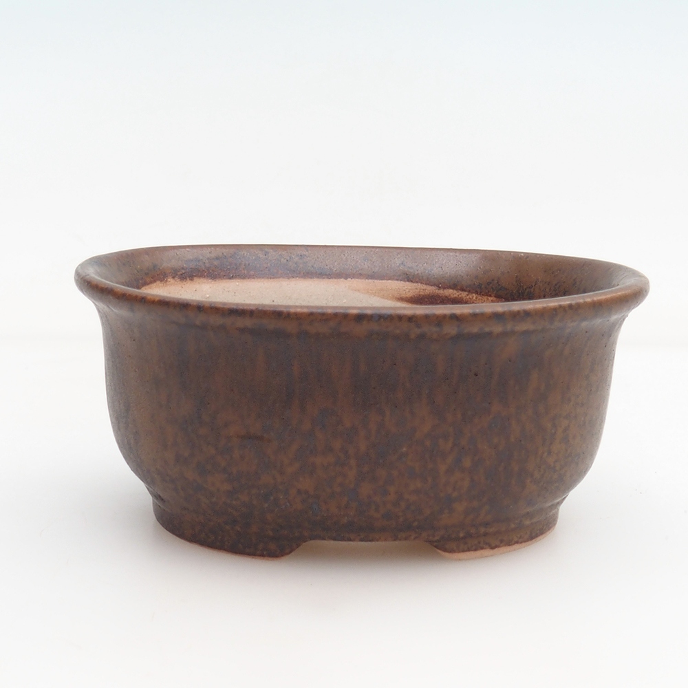 Bonsai bowl H30 - 12 x 10,5 x 5,5 cm. - brown