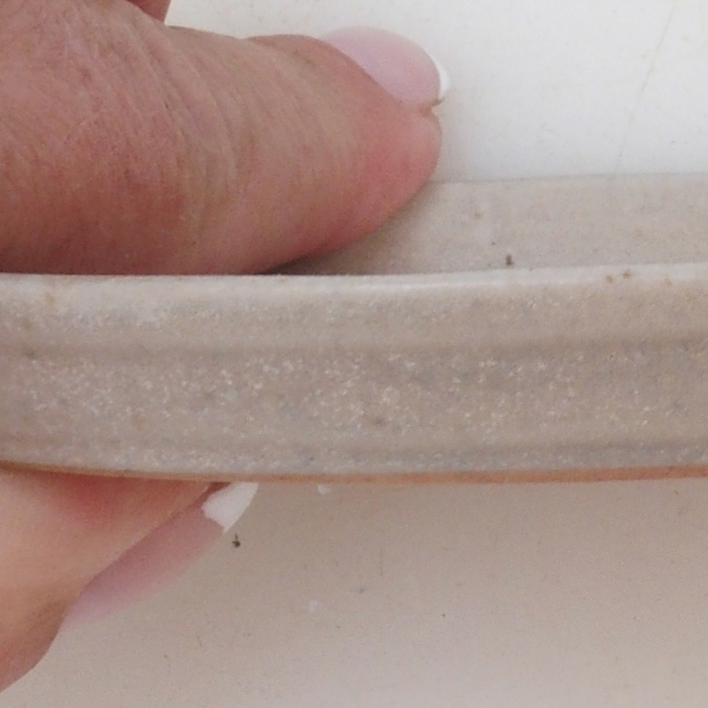 Ceramic bowl H04 - 10.5 x 8 x 1 cm - beige