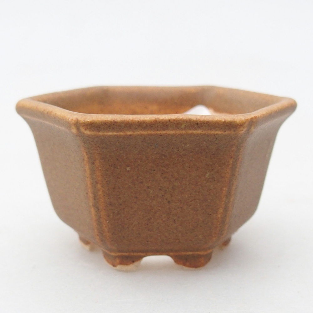 Mini bonsai bowl 5,5 x 5 x 3 cm, brown