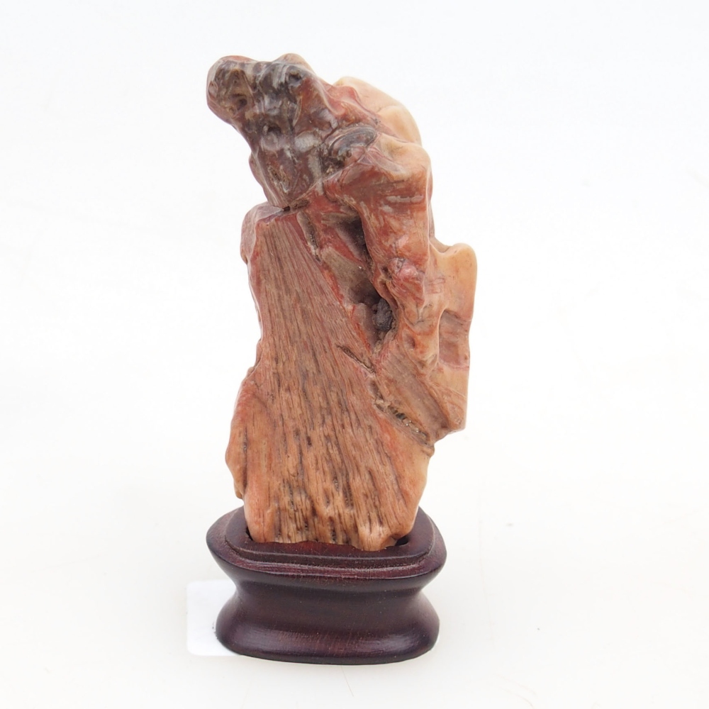 Suiseki - Stone with DAI (wooden pad)