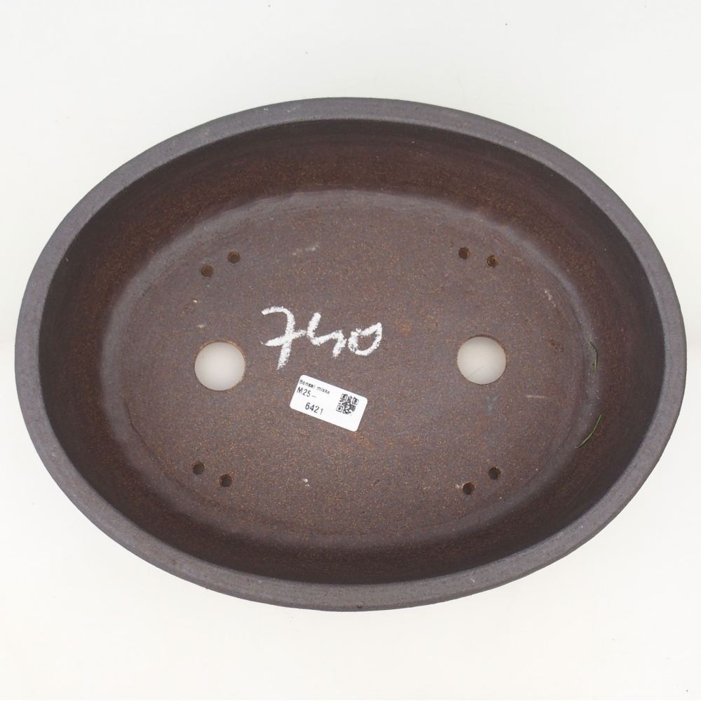 Bonsai bowl 33 x 25,5 x 9,5 cm , colour brown