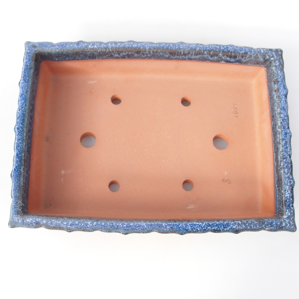 Bowl 32 x 22,5 x7 cm blue