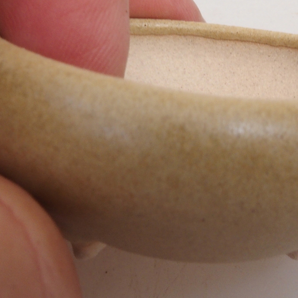 Mini bonsai bowl 5 x 5 x 2 cm, color brown
