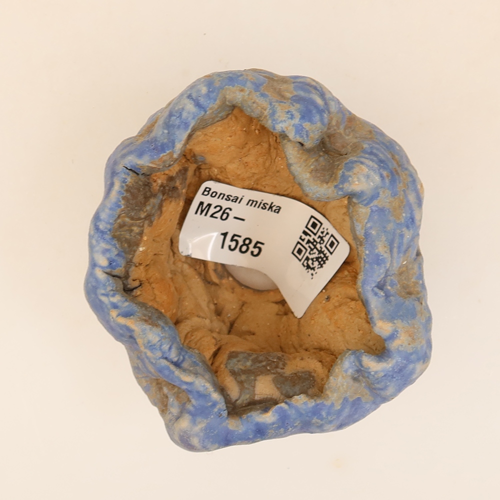 Ceramic Eggshell  5 x 4 x 5 cm, blue