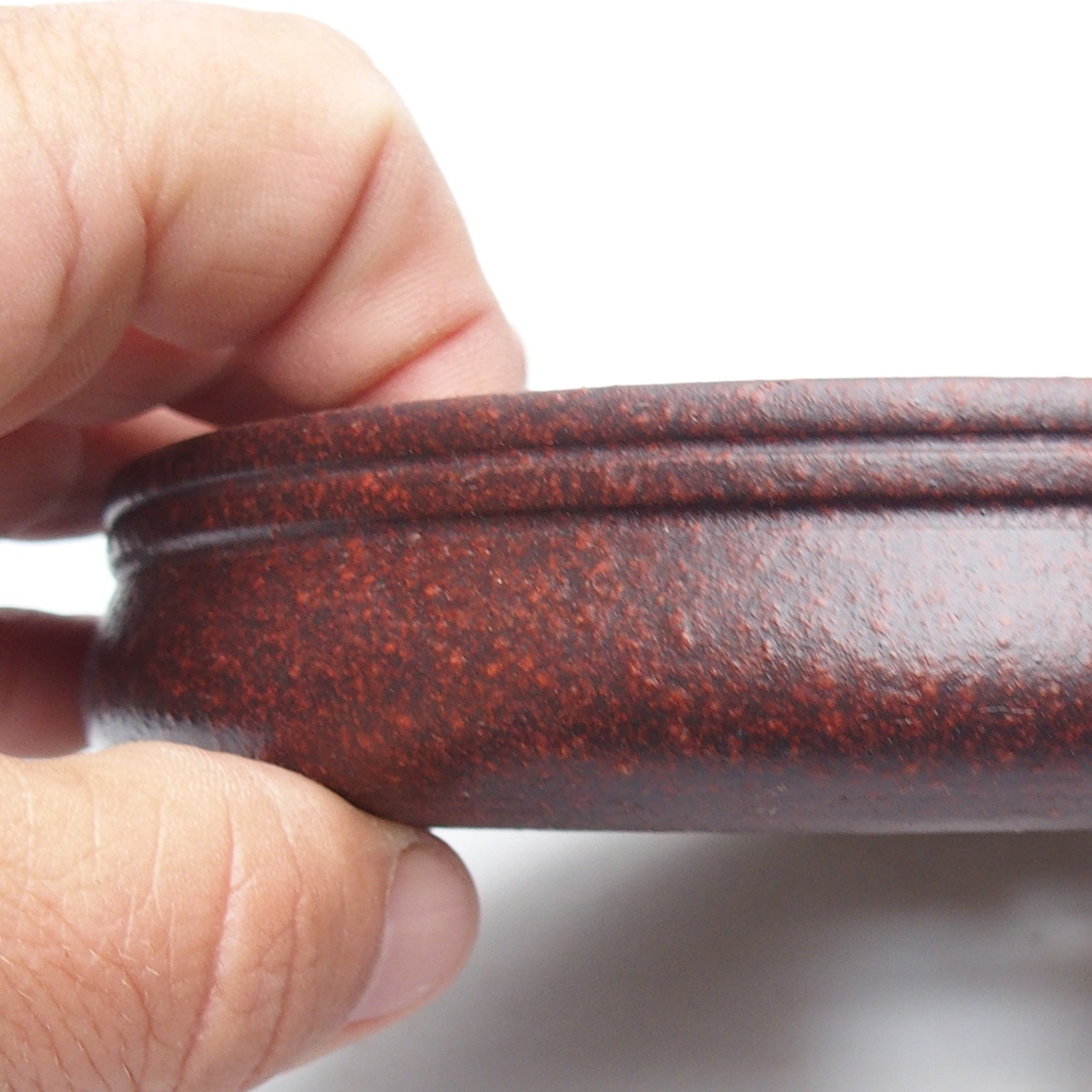 Bowl 16 x 16 x 3,5 cm brown-red