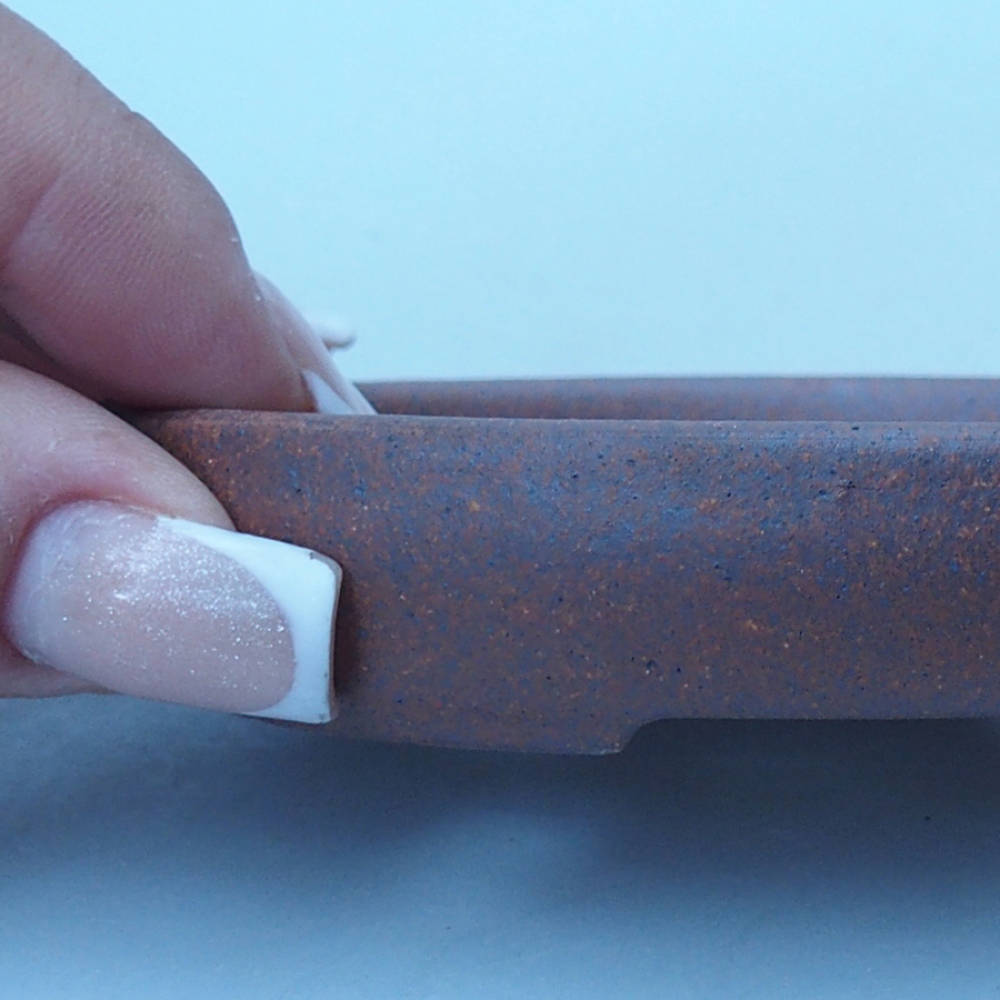 Bowl 9,5 x 8 x 2 cm brown