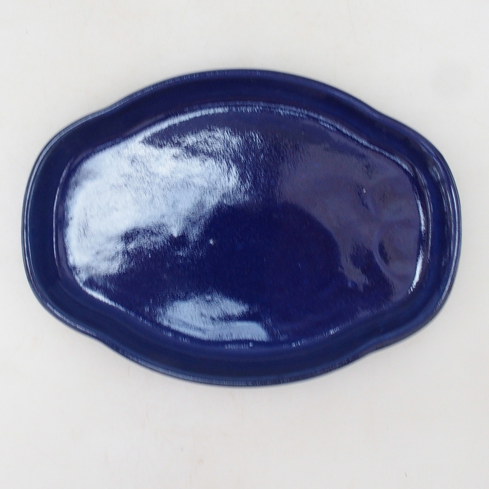 Bonsai bowl + saucer H75 - blue