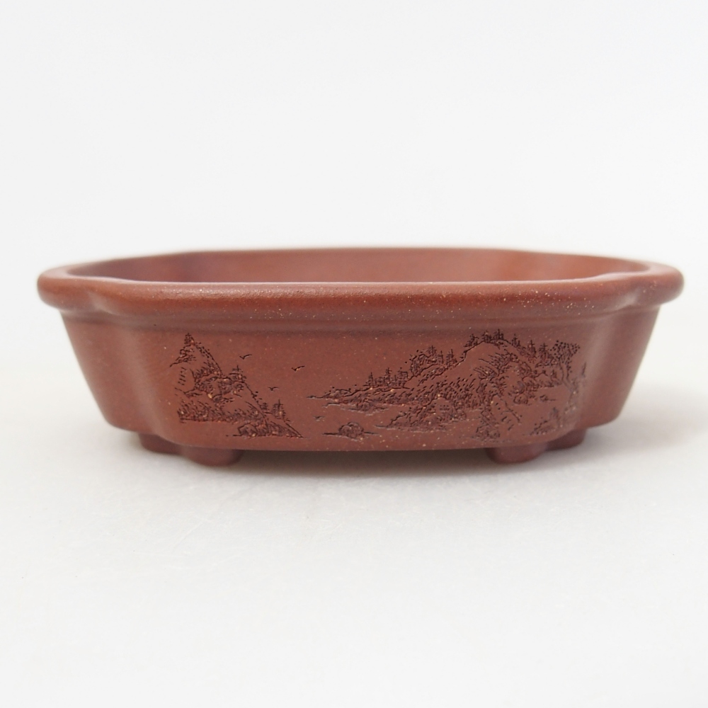 Bowl 7 x 6 x 2 cm brick colour