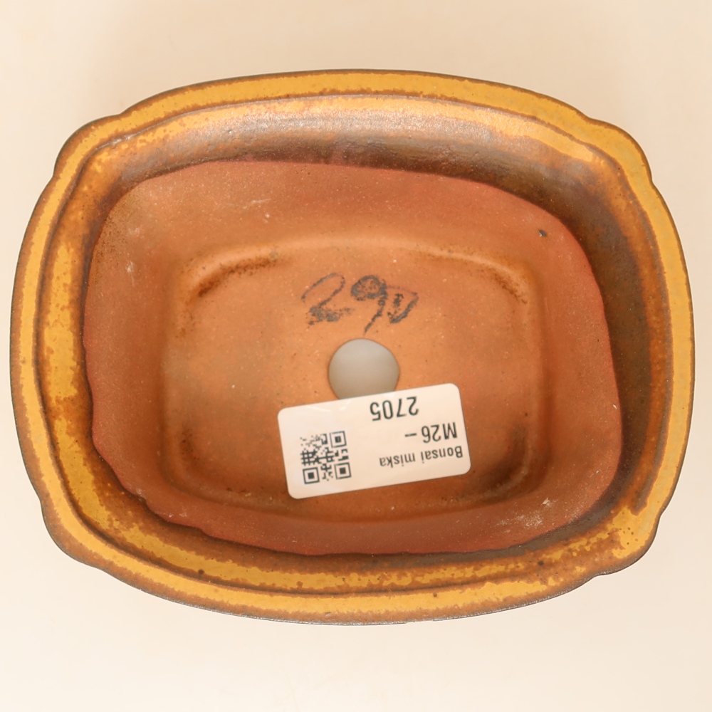 Ceramic Bowl  13 x 10.5 x 5.5 cm, yellow