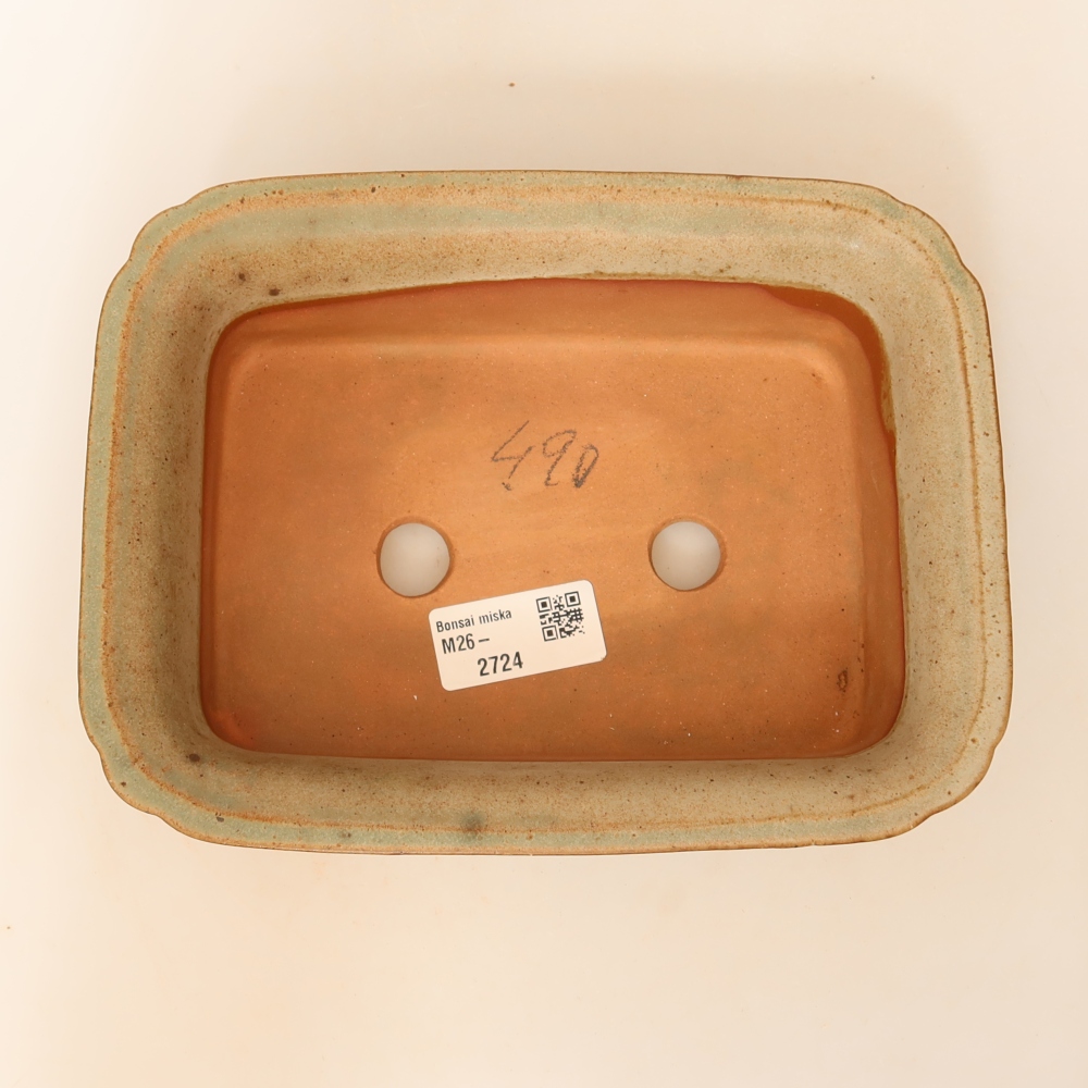 Ceramic Bowl, 20 x 15.5 x 5.5 cm, beige