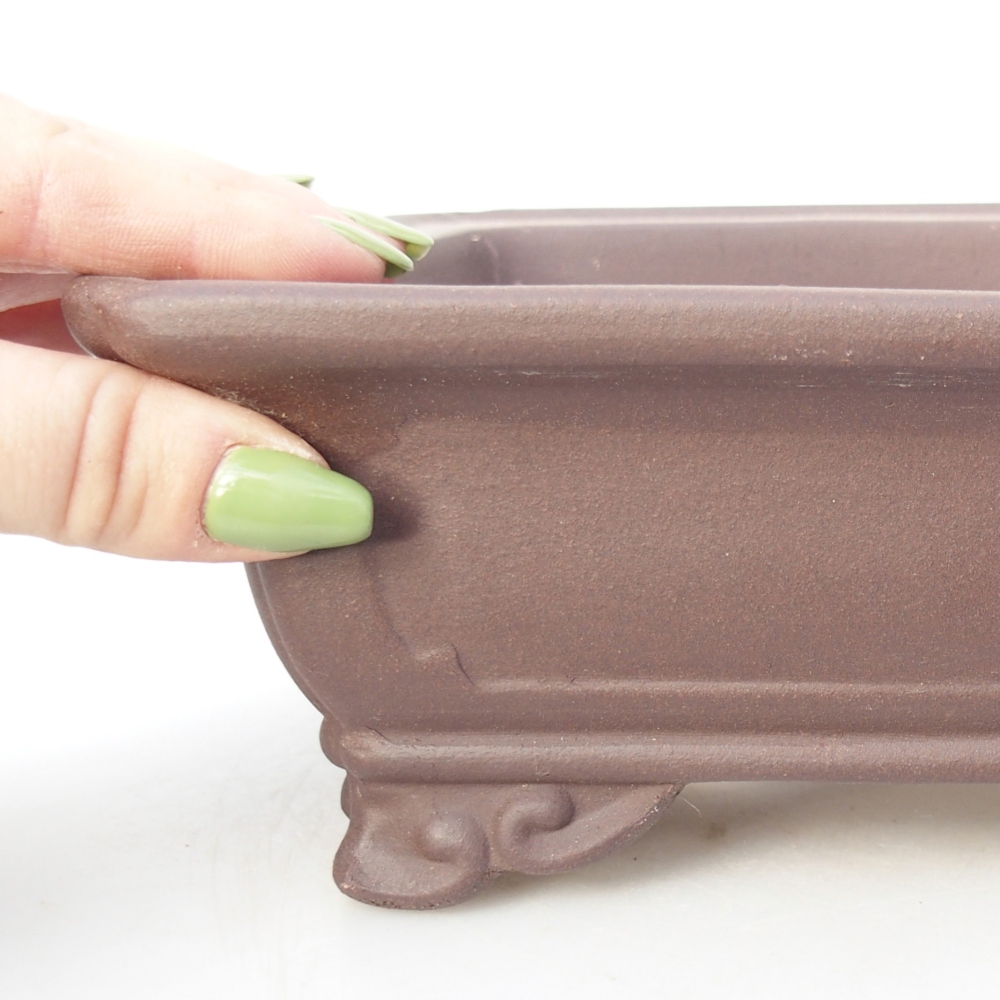 Bowl 15 x 15 x 9 cm brown