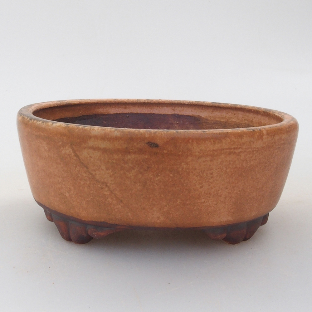 Ceramic bonsai bowl 9 x 8 x 3,5 cm, color pink