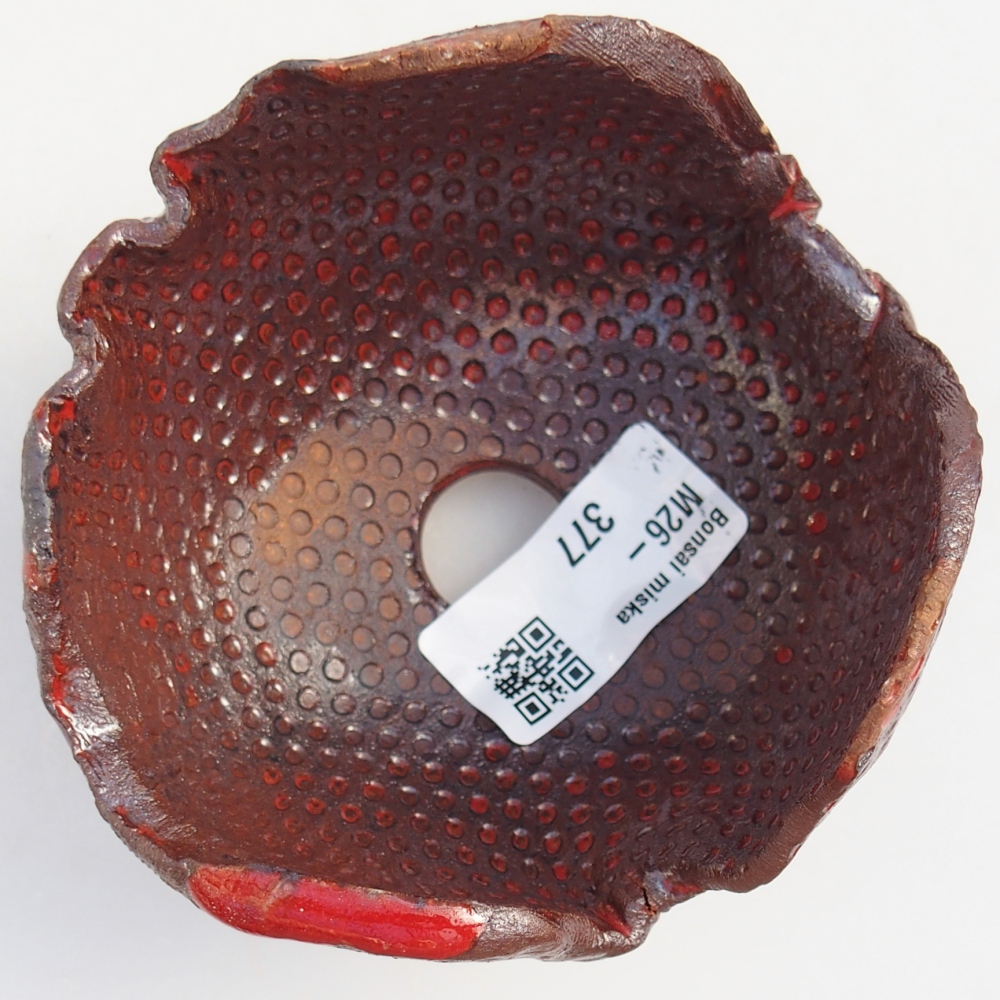 Ceramic Shell 9,5 x 9 x 7,5 cm , colour brown