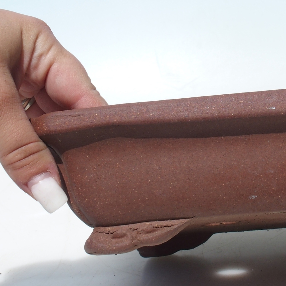 Bonsai bowl 34 x 25,5 x 6 cm - brown