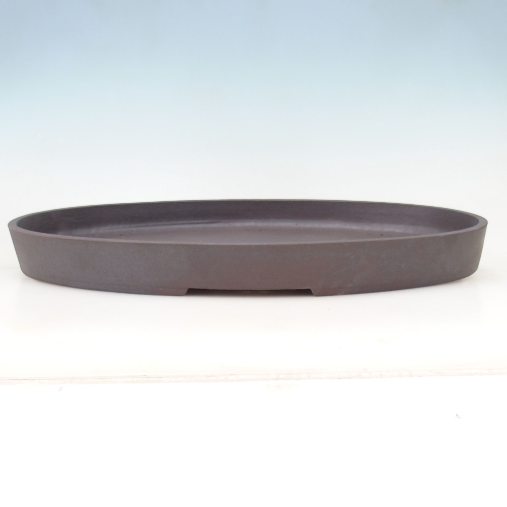 Bonsai bowl 54 x 34 x 4,5 cm , colour brown - PERSONAL COLLECTION OR PALLET TRANSPORT ONLY