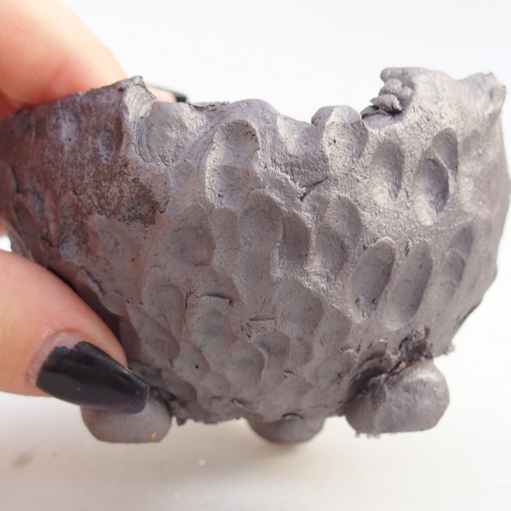 Ceramic Shell 9 x 9 x 6,5 cm , metallic colour