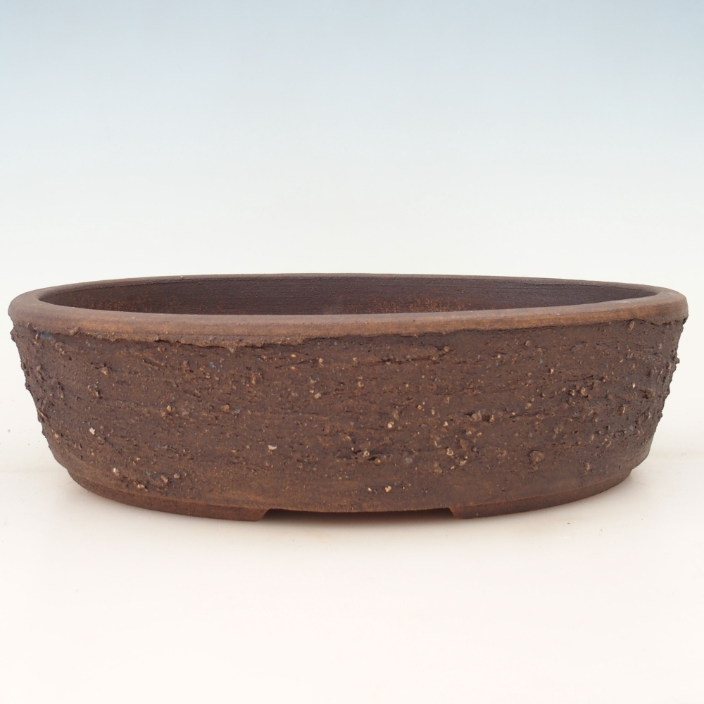 Bonsai bowl 32,5 x 26 x 8,5 cm , colour brown