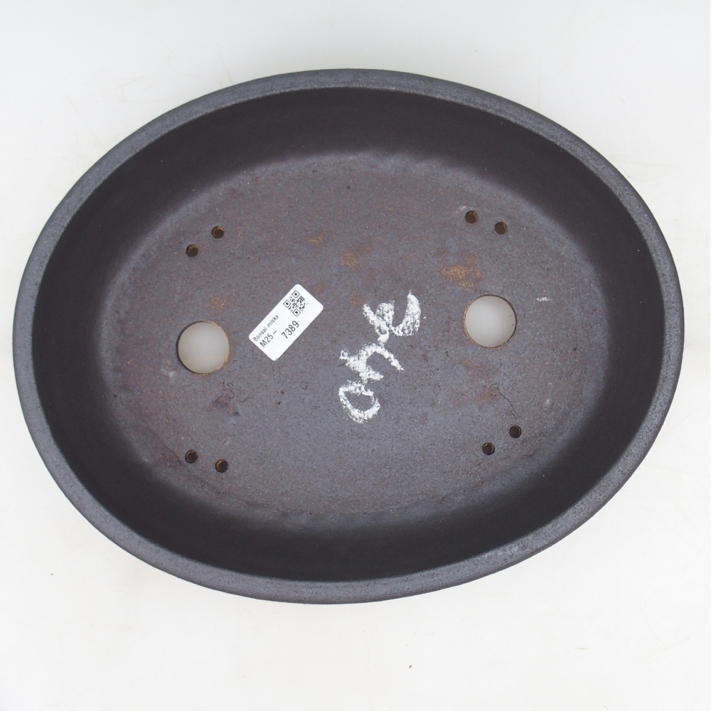 Bonsai bowl 33 x 26 x 8 cm , colour brown