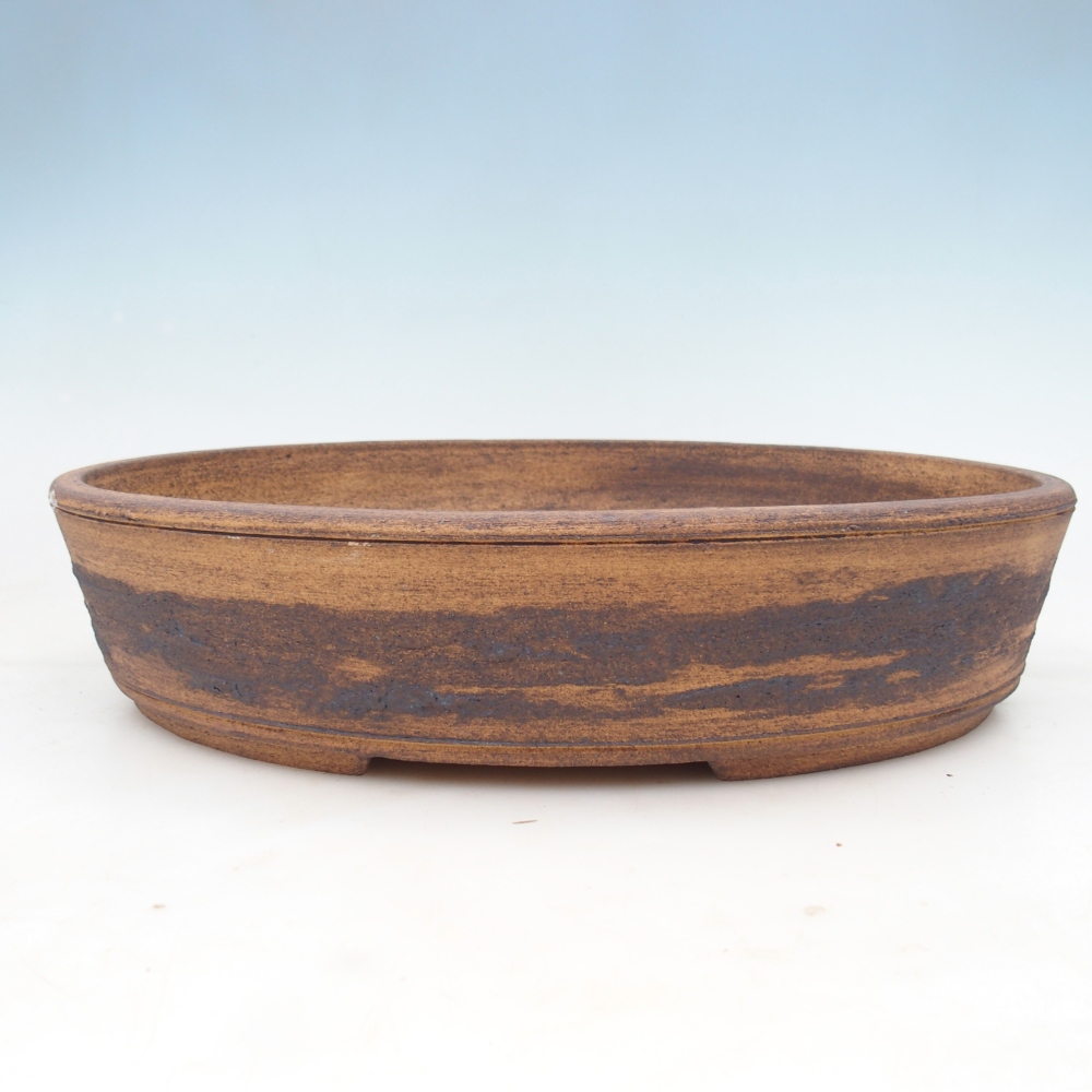 Bonsai bowl 39 x 31 x 8,5 cm , colour brown