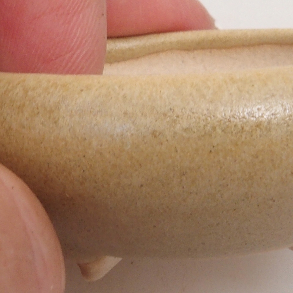 Mini bonsai bowl 5 x 5 x 2 cm, color brown