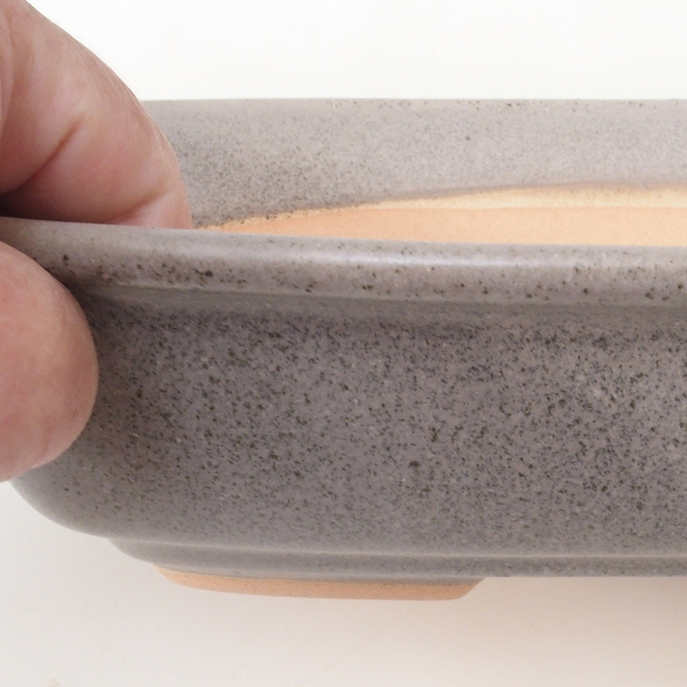 Bonsai bowl H08 - 25 x 19.5 x 6 cm. - beige