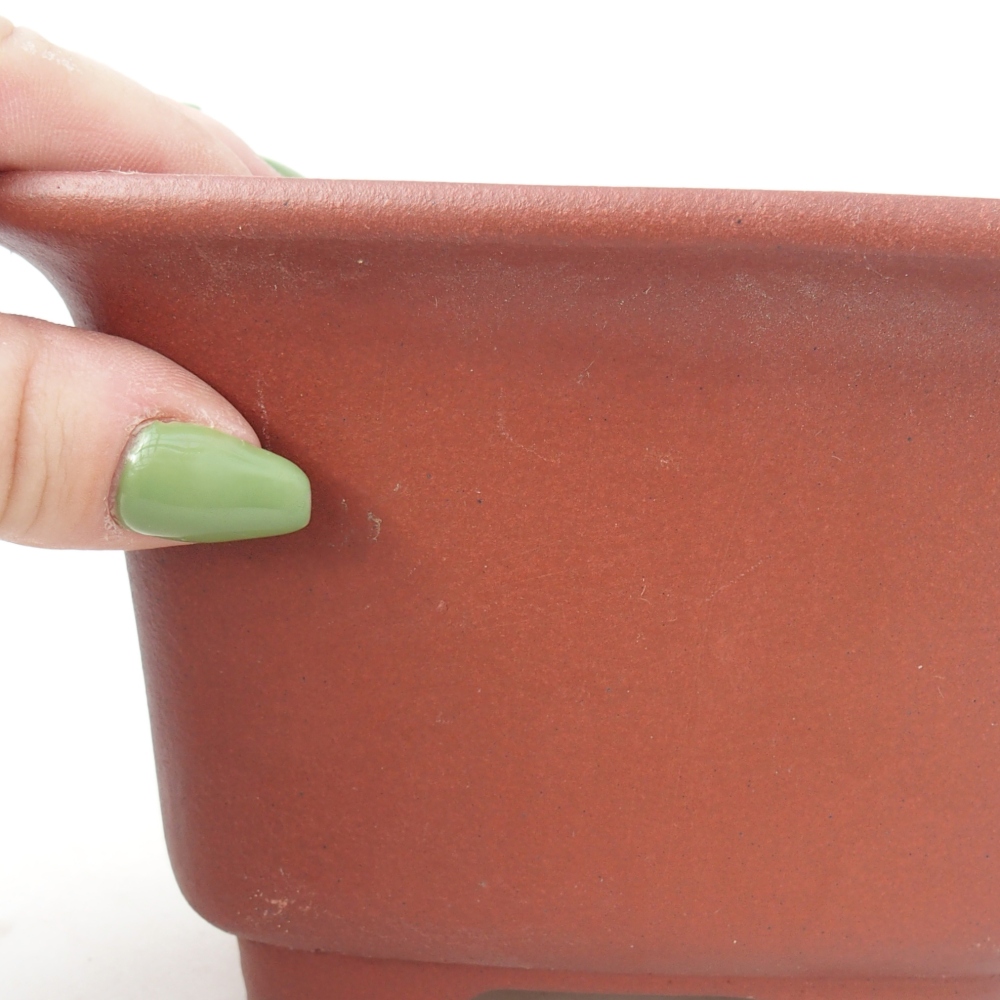 Bowl 13 x 13 x 9 cm brick colour