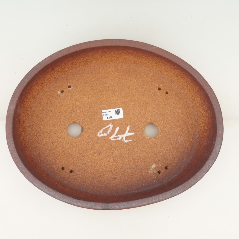 Bonsai bowl 38,5 x 30 x 8,5 cm , metal colour